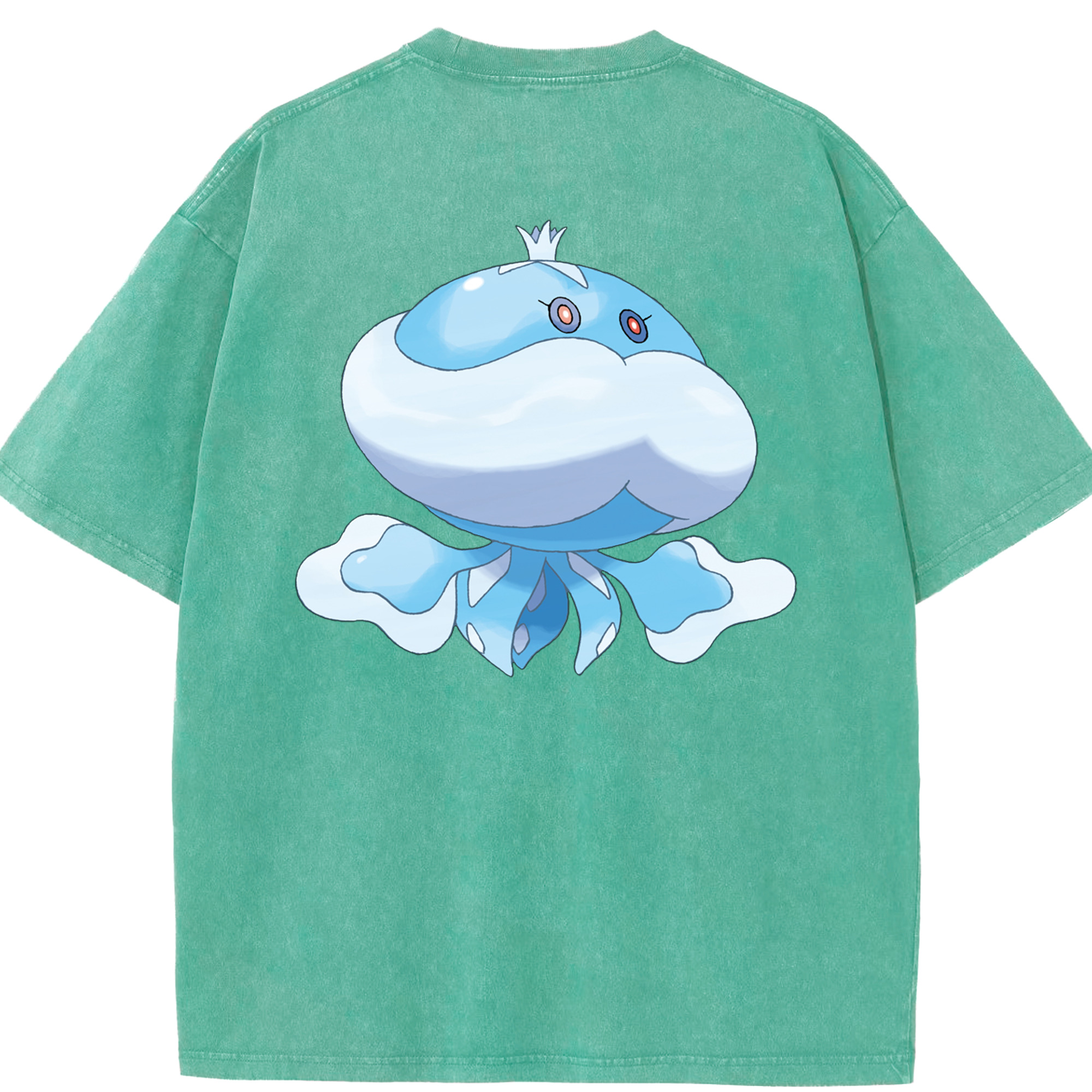 （画像用） ポケットモンスター Pokémon 綿100% ヴィンテージ風 半袖Tシャツ（背面プリント）